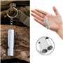 Geluode Boussole de Navigation avec Couvercle, Boussole d'orientation Claire avec sifflet d'urgence pour l'expédition de l'explo