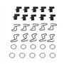 Cancanle 10 pièces Rondelle de Ressort de cliquet de démarreur de recul pour Stihl 017 018 MS170 MS180 MS260 MS270 MS290 MS310 M