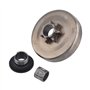 Cancanle Engrenage à vis sans fin de roulement de pignon de tambour d'embrayage pour Husqvarna 340 345 350 445 445E 450 450E Tro