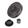 Cancanle Engrenage à vis sans fin de roulement de pignon de tambour d'embrayage pour Husqvarna 340 345 350 445 445E 450 450E Tro