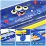 DGTSYAL Trousse Wonderwow, Trousse à Crayons Portable, 2 Compartiments et Porte-Stylo intérieur, Compartiment intérieur avec Tis