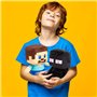 2Pièces Miner Peluche Jouet, Poupée en Doudou,Kawaii Doudou Poupée 20cm, Jouet en Peluche à Collectionner pour Fans du Jeu et En