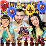 Décoration d'Anniversaire Barce-lone, Décoration de Thème de Barce-lona, Décoration de Fête de Football, Bannière d'Anniversaire