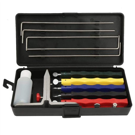 Pierres à Aiguiser Professionnel Broyeur d'Affûtage de Couteau à Affûtage de Cuisine Kit de Pierres à Aiguiser Avec Manuel d'Uti