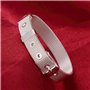 Intenst Femme Argent Bijoux De Mode, La Boucle De Ceinture De Bracelet Jonc pour Femme L'amie Réglable en