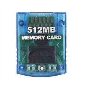 WICAREYO Carte mémoire Clear Blue 512M pour Wii NGC Gamecube