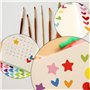DILISEN 18 Autocollants, 1200 Autocollants, Autocollants à Pois colorés étoiles en Forme de Coeur, Album Photo Bricolage pour En