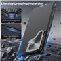 Nillkin Coque Samsung Galaxy S24 Ultra avec Kichstand Camera Cover, Étui de téléphone Anti-Choc, [2-in-1 Lens Cap&Kichstand], [S