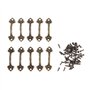BIlinli Alliage de Zinc poignée Antique tiroir Petite poignée boîte à Bijoux poignée boîte Cadeau Emballage Accessoires Mini poi
