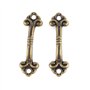 BIlinli Alliage de Zinc poignée Antique tiroir Petite poignée boîte à Bijoux poignée boîte Cadeau Emballage Accessoires Mini poi