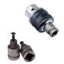 BIlinli Adaptateur de mandrin de 1/2" pour Percussion, Conversion 1/2-20UNF avec 1 vis à vis
