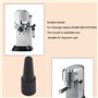 Verdant Touch Buse à mousse de lait – Buse à vapeur en acier inoxydable pour machine à café avec anneau en silicone, compatible 