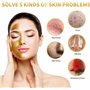 Masque Visage Or 24K Peel Off, Soin Purifiant Anti-Âge pour Nettoyer les Pores, Éliminer les Impuretés, Raffermir la Peau et Réd