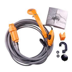 LIEBMAYA Kit de Seau se Pliant de Douche extérieure portative