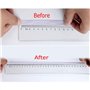 JZK 1 Rouleau 90 mètres bobine élastique blanche 1 cm cordon élastique bobine bandes de couture cordon élastique plat pour brico