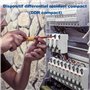 Disjoncteur Différentiel 30mA Type A 1P+N, SAFEMORE Interrupteur différentiel 16A Courbe B - Haute Sensibilité - Pose Rail DIN, 