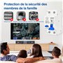 Disjoncteur Différentiel RCBO 16A 1P+N - Type A 30mA Courbe B - Protection 6kA - Interrupteur FI Électromagnétique - Interrupteu