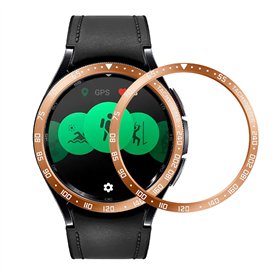 GIOPUEY Bague de Protection Compatible avec Samsung Galaxy Watch 6 Classic 47MM