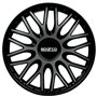Sparco Enjoliveurs Roma - 16-pouces - Gris/Noir - Set de 4 pièces
