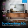 EDIFIER R1380T - Enceintes Studio Bibliothèque Actives, Télécommande IR, Entrées RCA, Prises Optique et Coaxiale, Ampli Intégré,