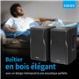 EDIFIER R1380T - Enceintes Studio Bibliothèque Actives, Télécommande IR, Entrées RCA, Prises Optique et Coaxiale, Ampli Intégré,