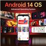 DOOGEE S118 Telephone Portable Incassable 2024, 20Go + 512Go Smartphone Incassable Helio G99 Android 14, 10800mAh/33W, 120GHz 6.