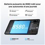 DOOGEE Tab A9+ Android 15 Tablette 11 Pouces, 20Go + 64Go (TF 2To) Unisoc T7200 8 580 mAh Gaming Tablette Wi-FI 5, 13 MP/FM/Face