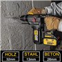 CAT Caterpillar DX21 Marteau perforateur sans fil 4 en 1, 2,2J, SDS plus mandrin amovible, vitesse de rotation à vide 0-1210 /mi