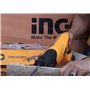 Ingco Rs8008 Scie à cloche 750 W pour coupe du bois acier aluminium deux lames incluses