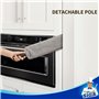 MR.SIGA Lot de 4 Chiffons pour Plumeau Plat Téléscopique, Chiffons de Rechange Microfibre Lavables Réutilisables, Chifffon pour 