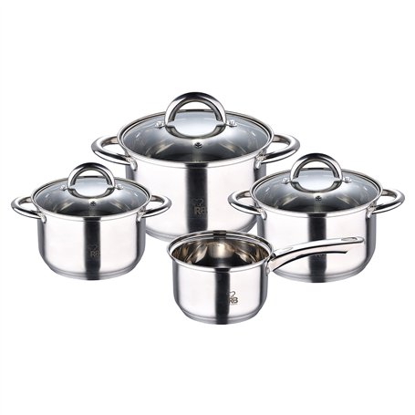 RB Renberg Alexander - Batterie de cuisine 7 pièces avec 3 poêles de 18