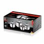 RB Renberg Alexander - Batterie de cuisine 7 pièces avec 3 poêles de 18, 20 et 24cm avec couvercle + 1 de 16cm - Fabriquée en ac