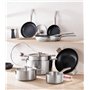 MasterPRO Alessi Bones - Pan de 16 cm en acier inoxydable - Quantanium intérieur Whitford - Finition mate extérieure - Long Holl