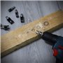 Baorder 8PCS HSS Fraise à Bouchonner Bois Outil de Coupe Acier Carbone Bois Plug Perceuse Ensemble en Bois Conique de Griffe Mèc