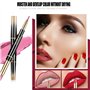 2 en 1crayon levres maquillage Longue durée
