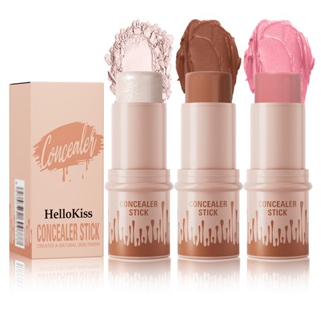 3 Kit De Maquillage En Bâton De Contour