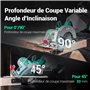 3 Lames Ø125mm et Rail Guide