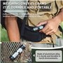 Naturehike Lampe de poche LED rechargeable - Tête rotative à 90° - Plusieurs modes d'éclairage et de longues heures de fonctionn