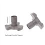 ruiruiNIE 2 Pièces 17mm Four À Micro-Ondes Plateau Vinyle Guide de Support De Coupleur Support Plateau Axe