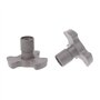 ruiruiNIE 2 Pièces 17mm Four À Micro-Ondes Plateau Vinyle Guide de Support De Coupleur Support Plateau Axe