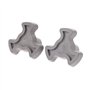 ruiruiNIE 2 Pièces 17mm Four À Micro-Ondes Plateau Vinyle Guide de Support De Coupleur Support Plateau Axe