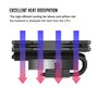 ID-COOLING IS-55 Refroidisseur de processeur à profil bas 57 mm de hauteur pour processeur Intel LGA1851/1700/115X/1200; AMD AM4