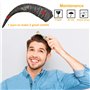 Peigne en Corne Yak Pliable Elegant Pochette Yack Corne Peigne Peigne de Poche Peigne Pliant Peigne Barbe pour Homme Femme Droit