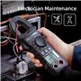 BSIDE Pince multimètre 600 A CC True RMS 6000 points - Multimètre automatique - Courant d'appel - Capacité de la température - D