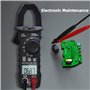 BSIDE Pince multimètre 600 A CC True RMS 6000 points - Multimètre automatique - Courant d'appel - Capacité de la température - D