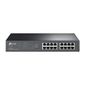TP-Link PoE Switch 16-Port Gigabit, 8 802.3af/at PoE+ Ports up to 30 W for Each PoE Port and 150 W for All PoE Ports, Metal Casi TP-Link PoE Switch 16-Port Gigabit