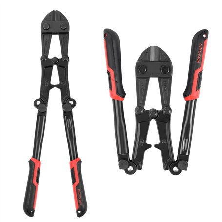 MAXPOWER Coupe-boulons 450mm Capacité de Coupe 6mm- Coupe Boulon une ouverture maximale de 18 mm pour Chaînes