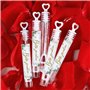 50Pcs Bulles Stickers Mariage Romantique Etiquette Adhésive Autocollant Bouteille Bulle Savon Flacon Fête Anniversaire Fiançaill