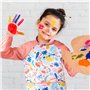 BETESSIN Tablier Peinture Enfant Blouse Manches Longues Imperméable avec 3 Poches pour l'École Activités Peinture Cuisine Nourri