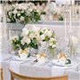 BETESSIN 25Pcs Boîtes Dragées Mariage Contenant Dragées Baptême Cadeau Invité avec Ruban pour Baby Shower Anniversaire Communion
